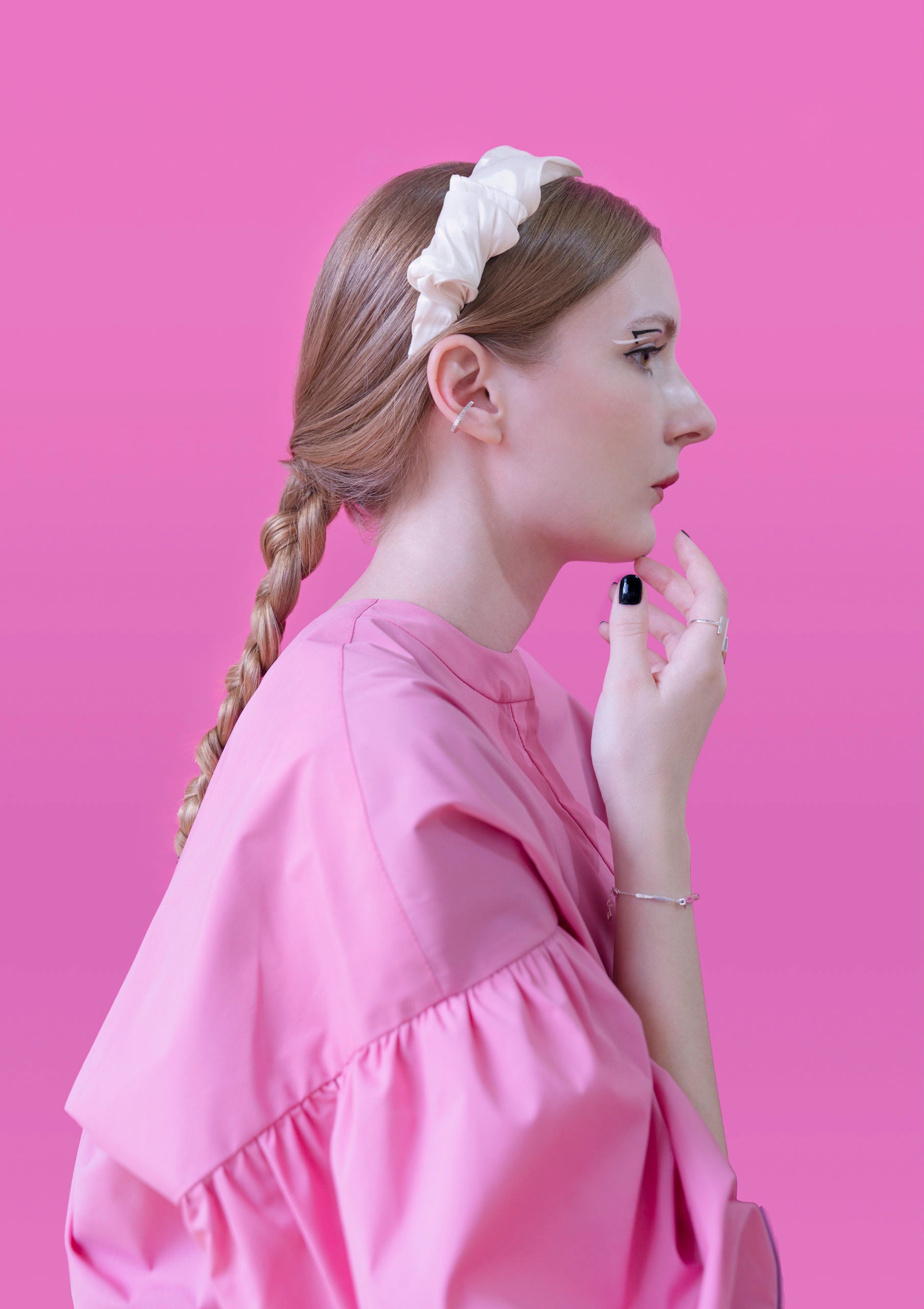 フランス発送 ALIITA 片耳イヤーカフ DECO ROMBO EARCUFF Orecchino Aro P Mini in Oro - ALIITA